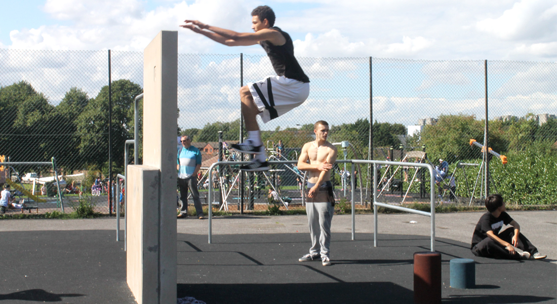 parkour puisto